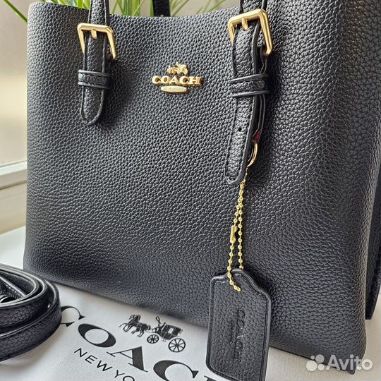 Сумка новая Coach Mollie Tote 25 люкс чёрная