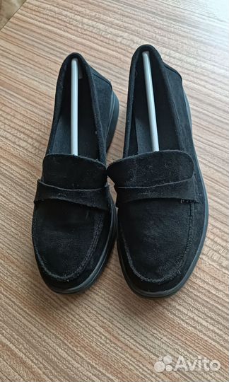 Лоферы женские замшевые 37 размер