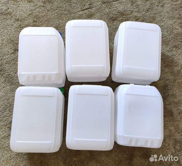 Канистра 10 литров пищевой пластик чистые