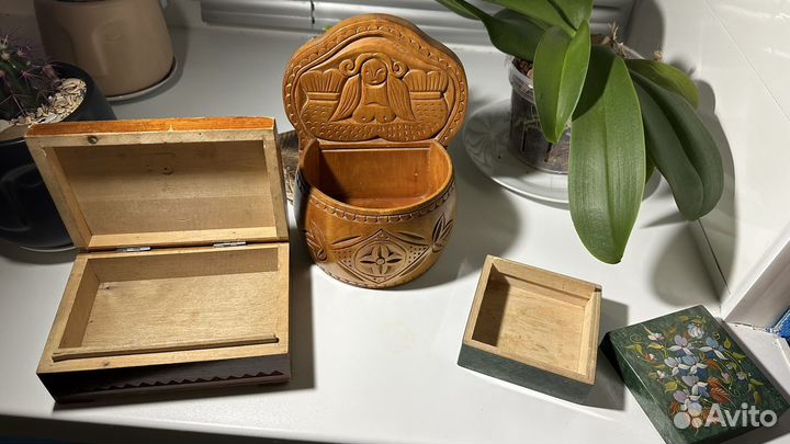 Шкатулки из дерева