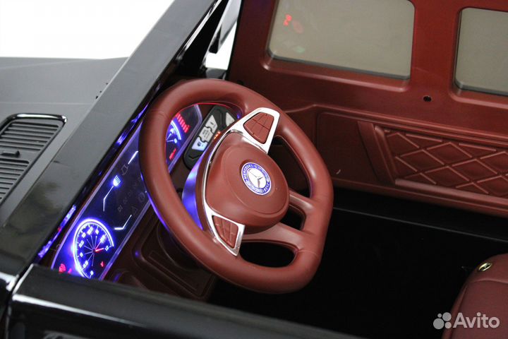 Электромобиль Mercedes-Benz G65 черный глянец