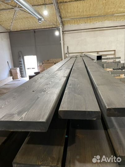 Планкен прямой 20х120х4м лиственница