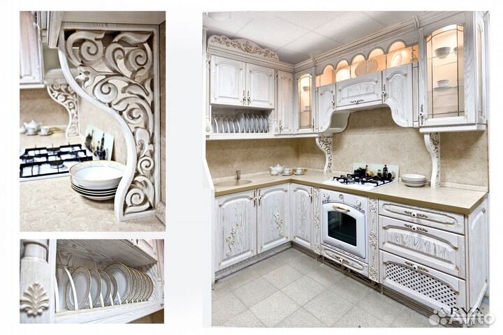 Кухни на заказ, Ясень, цвет 