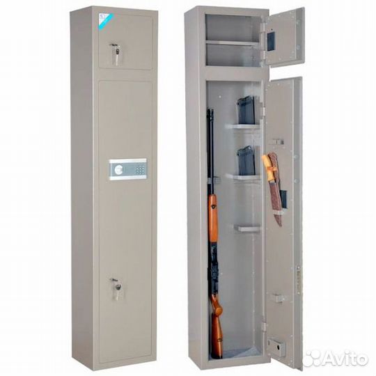 Сейф оружейный с электронным замком. Сталь 2 мм