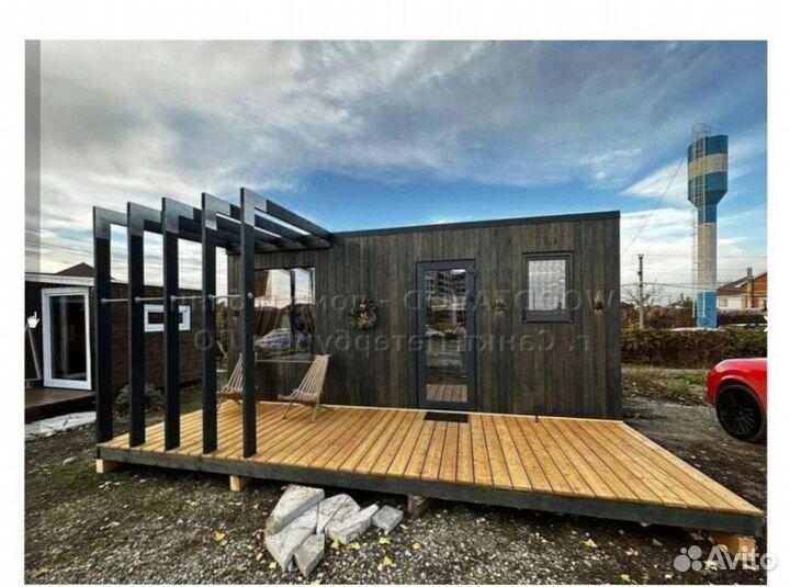 Дом Лофт доставкой 6х4,5. Артикул 13-507/RE255