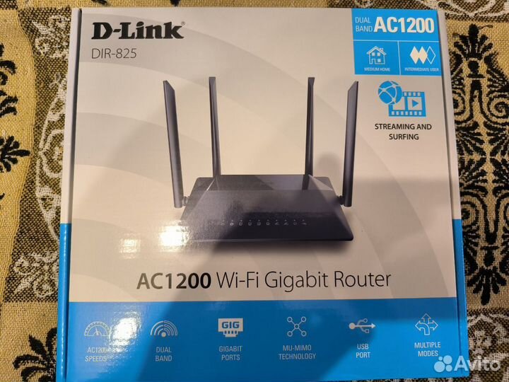 Роутер D-link DIR-825/FR1000-1/Мегафон