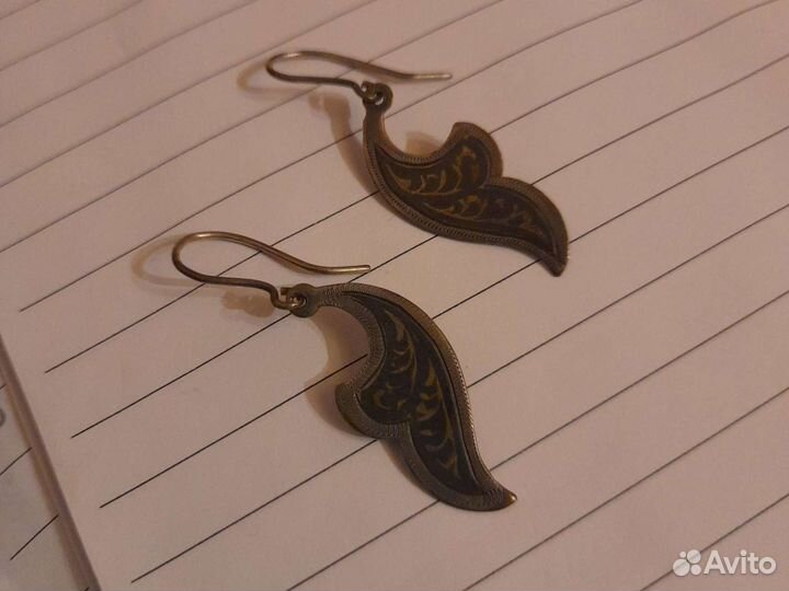 Серебряные серьги