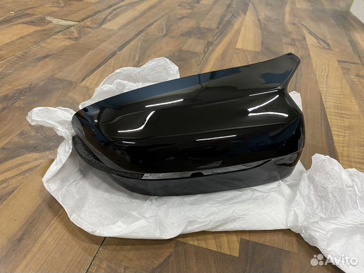 Накладки зеркал BMW G30 глянец, M look
