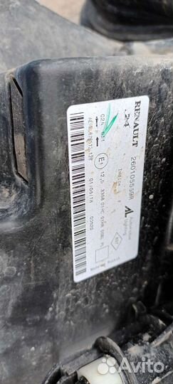Фара renault sandero