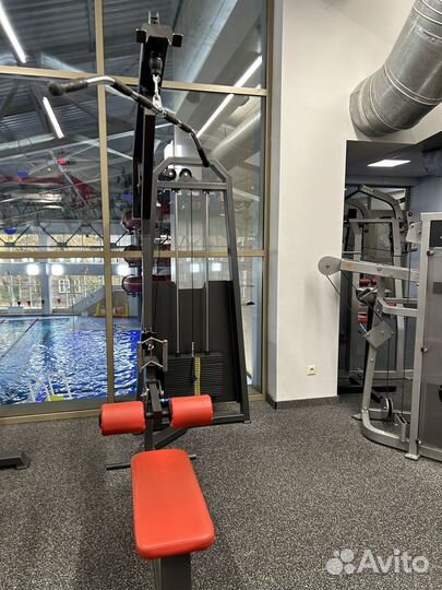 Тренажер тяга верхнего блока и горизонтальная тяга