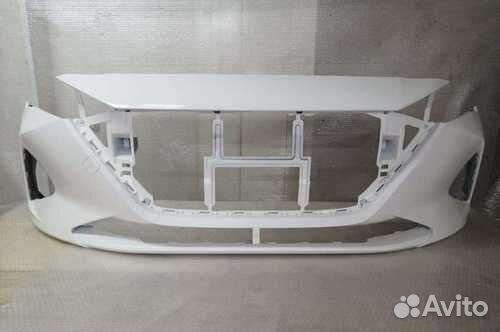 Солярис с 2020 г бампер передний белый