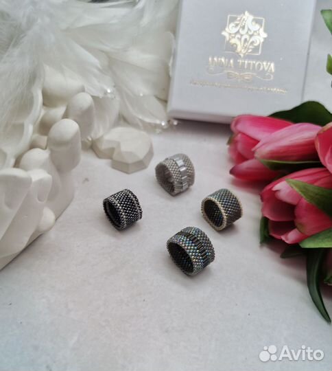 Кольца из бисера