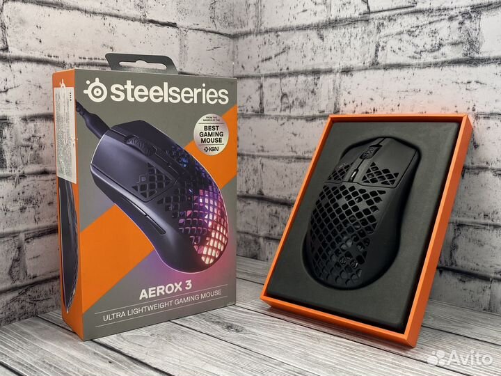 Игровая Оптическая мышь SteelSeries Aerox 3 новая