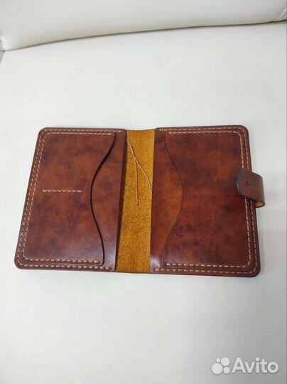 Кошелек мужской (портмоне) ручной работы