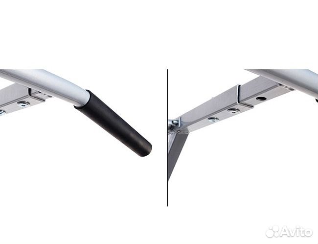 Турник настенный с наклонными ручками, 3 хвата