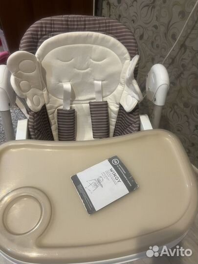 Детский стульчик для кормления happy baby