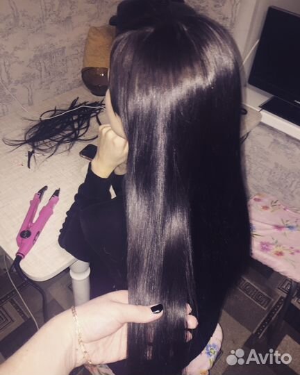 Наращивание,капсулирование,снятие волос