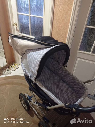 Прогулочная коляска для новорожденных с люлькой pe