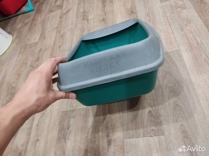 Кошачий лоток большой глубокий