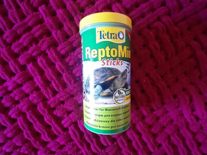 Корм для водных черепах Reptomin Tetra 1000 ml