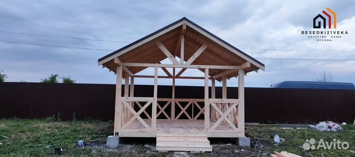 Беседка открытая 3х5
