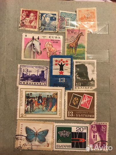 Иностранные почтовые марки