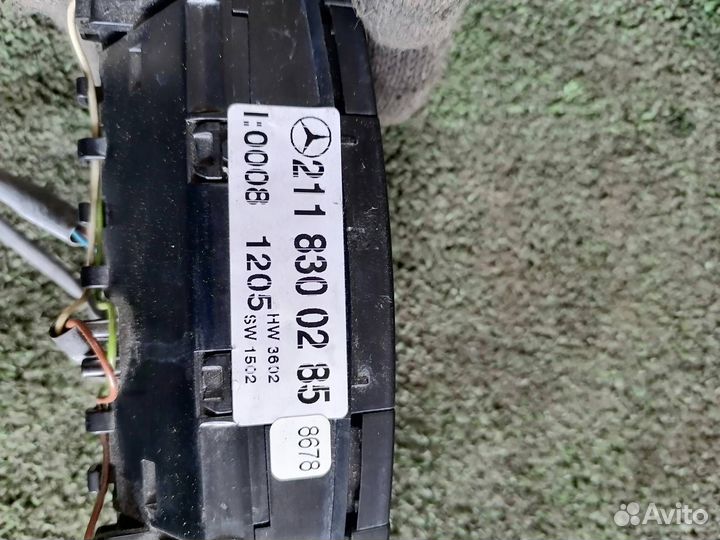 Блок управления климатом задний Mercedes Cls350