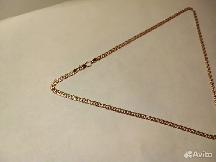 Золотая цепь 585 новая, 50см, 7.17гр