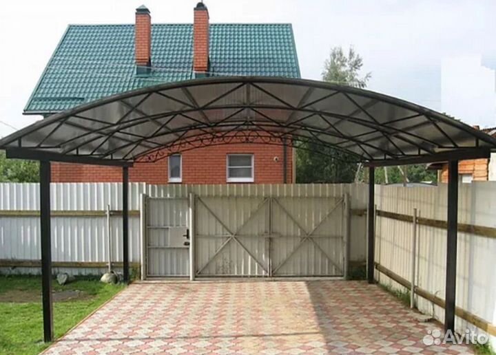 Навесы из металла**