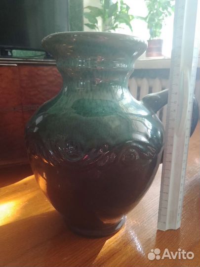 Глиняный вазы, кувшин и крынка СССР