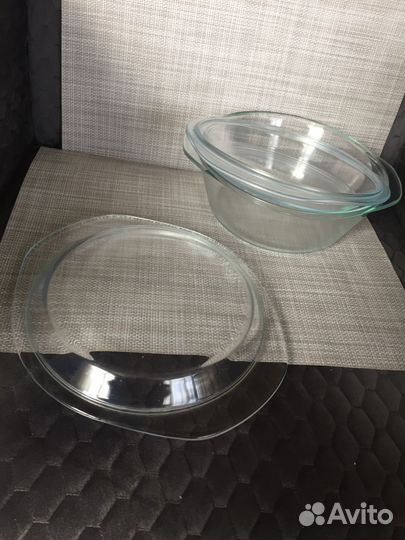 Кастрюля с крышкой из жаропрочного стекла 1,7 л