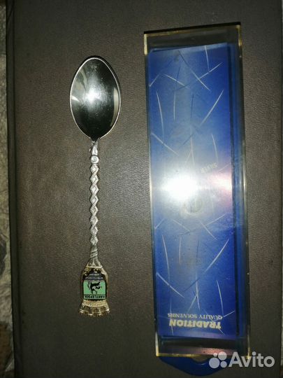 Английская посеребренная ложка