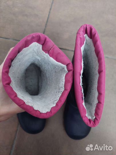 Резиновые сапоги утеплённые р26/27