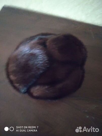 Шапка норковая женская