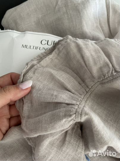 Hm home шторы лен новые с рюшами