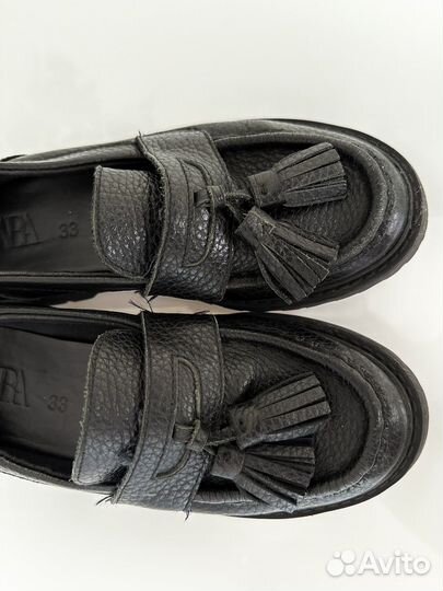 Лоферы zara 33