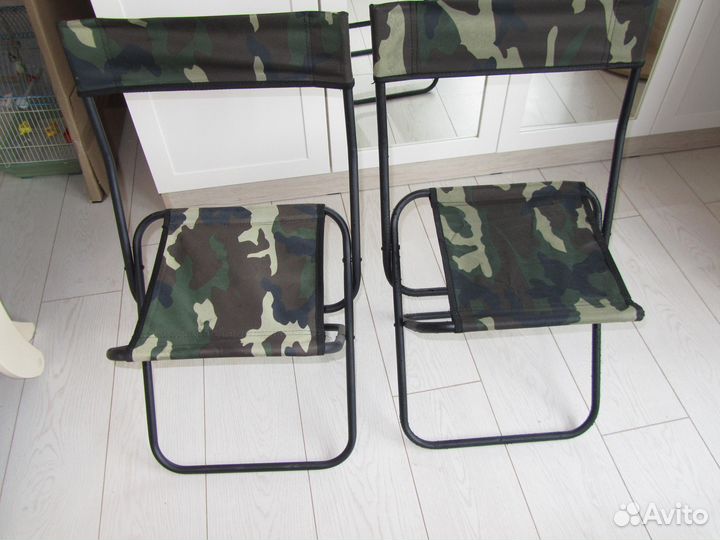 Два новых стула со спинкой для рыбалки