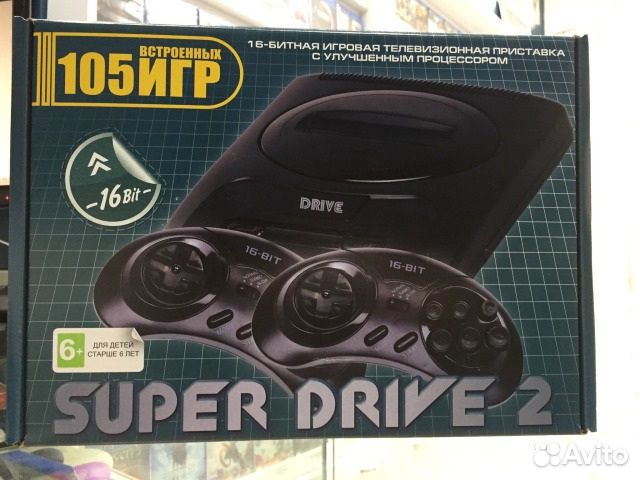 Игровая приставка Sega Сега Super Drive 2 105 игр