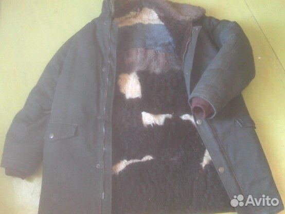 Тёплая меховая куртка