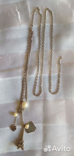 Бусы и цепочка