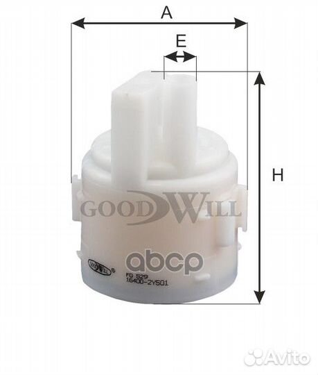 Фильтр топливный nissan xtrial FG529LL Goodwill