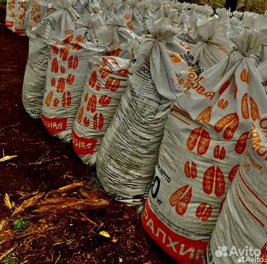 Земля чернозем в мешках