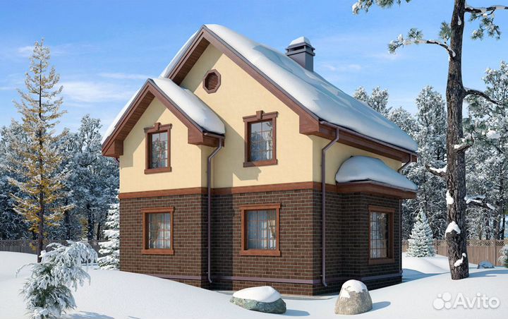 Домокомплект 99 кв.м Каркасный дом