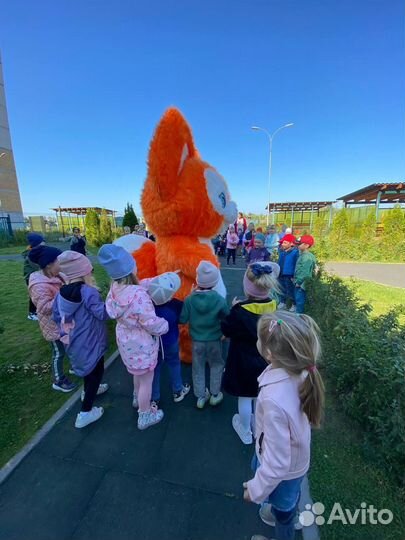 Ростовой костюм рыжий лисенок,заводское качесво