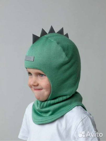 Шапка шлем зимняя