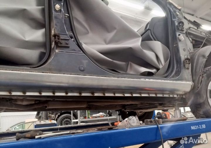 Новые пороги и арки для Kia Rio Dc