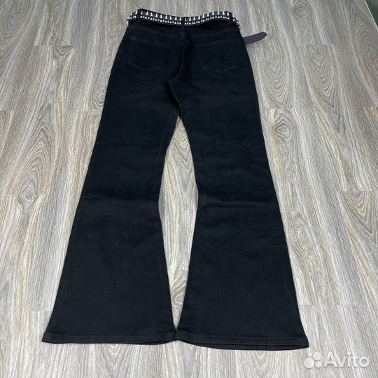 Джинсы Rick Owens клёш черные