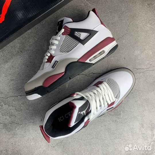 Кроссовки Nike Air Jordan 4 Retro PSG (Люкс)