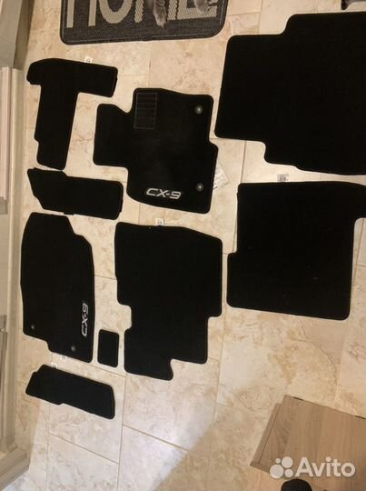 Коврики ворсовые на mazda cx 9