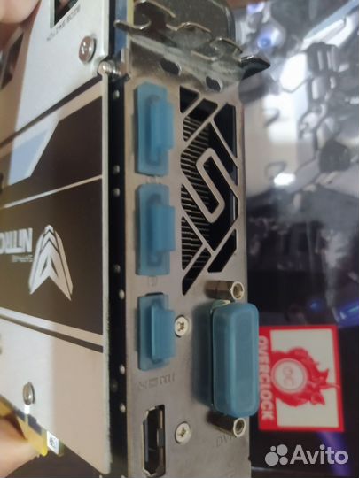 Rx 580 4gb Sapphire Nitro+, комплект